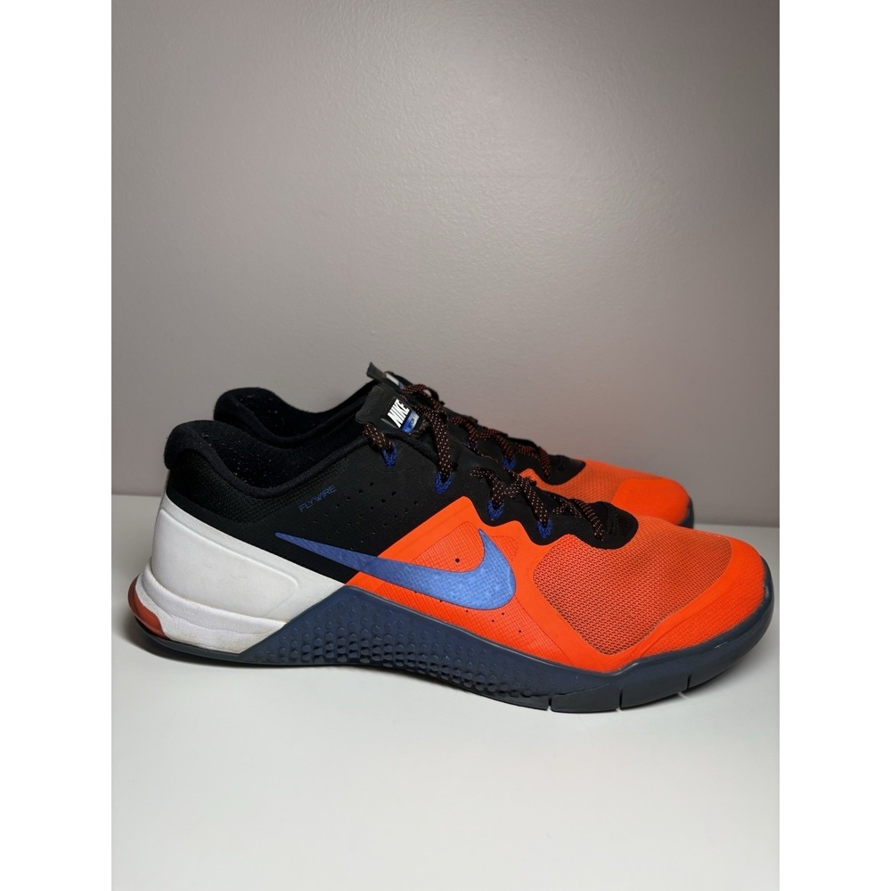 Nike Metcon 2 Flywire Sport Bright Orange Cross Training Shoes Men's - Size‎ 12